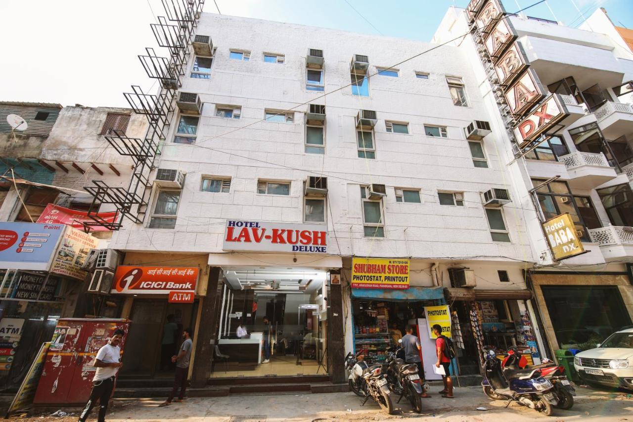 Hotel Lav Kush Deluxe " 3 Min Walking From New Delhi Railway Station " Nova Deli Exterior foto
